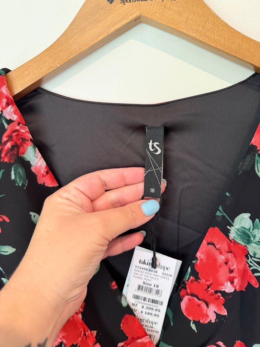 Taking Shape Empire Rose Maxi Dress Size 18