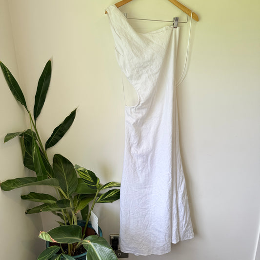 Glassons Size 10 One-Shoulder Midi Dress with Side Cutout