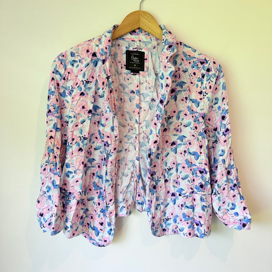 Cotton On Outerwear Size M Floral Drape Front Blazer