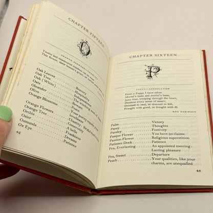 The Language Of Flowers. Compiled by Mrs L. Burke