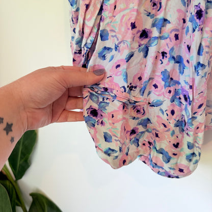 Cotton On Outerwear Size M Floral Drape Front Blazer