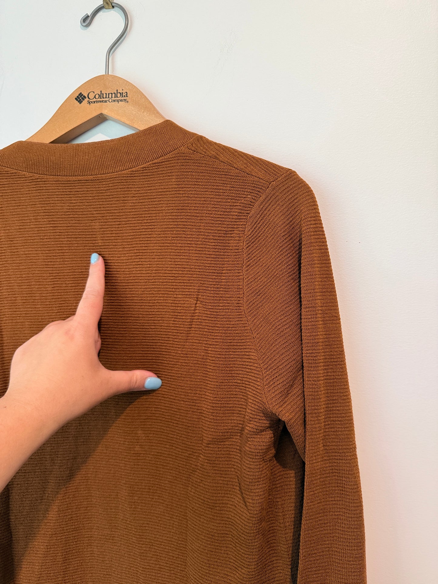 Xixuan Knit Longline Cardigan with Pockets (47cm U/Arm)