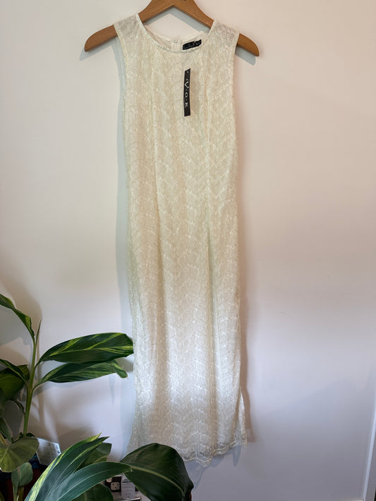 V.O.K Australia Lace Sleeveless Maxi Dress Size 10