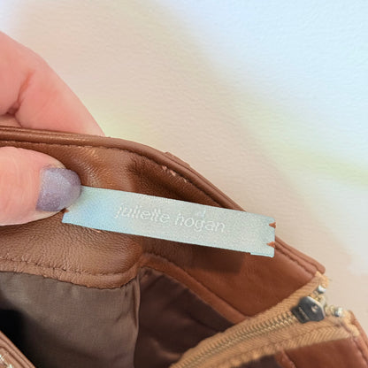 Juliette Hogan Leather Look Skirt - 72cm Waist