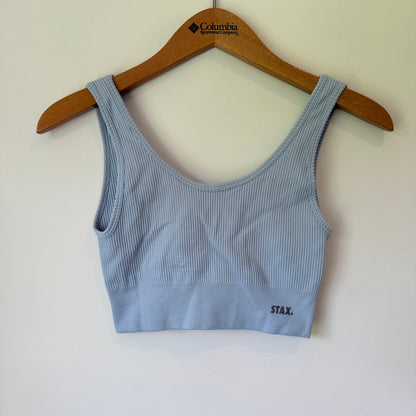 Stax Size S Ribbed Crop Tank Top