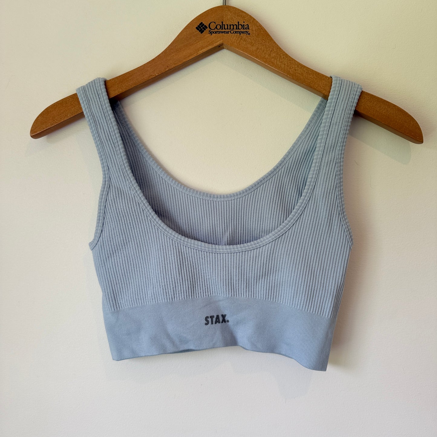 Stax Size S Ribbed Crop Tank Top
