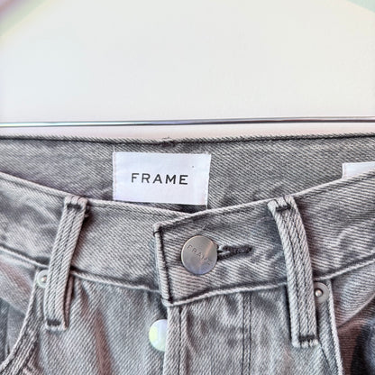 FRAME Size 27 Black Distressed Jeans