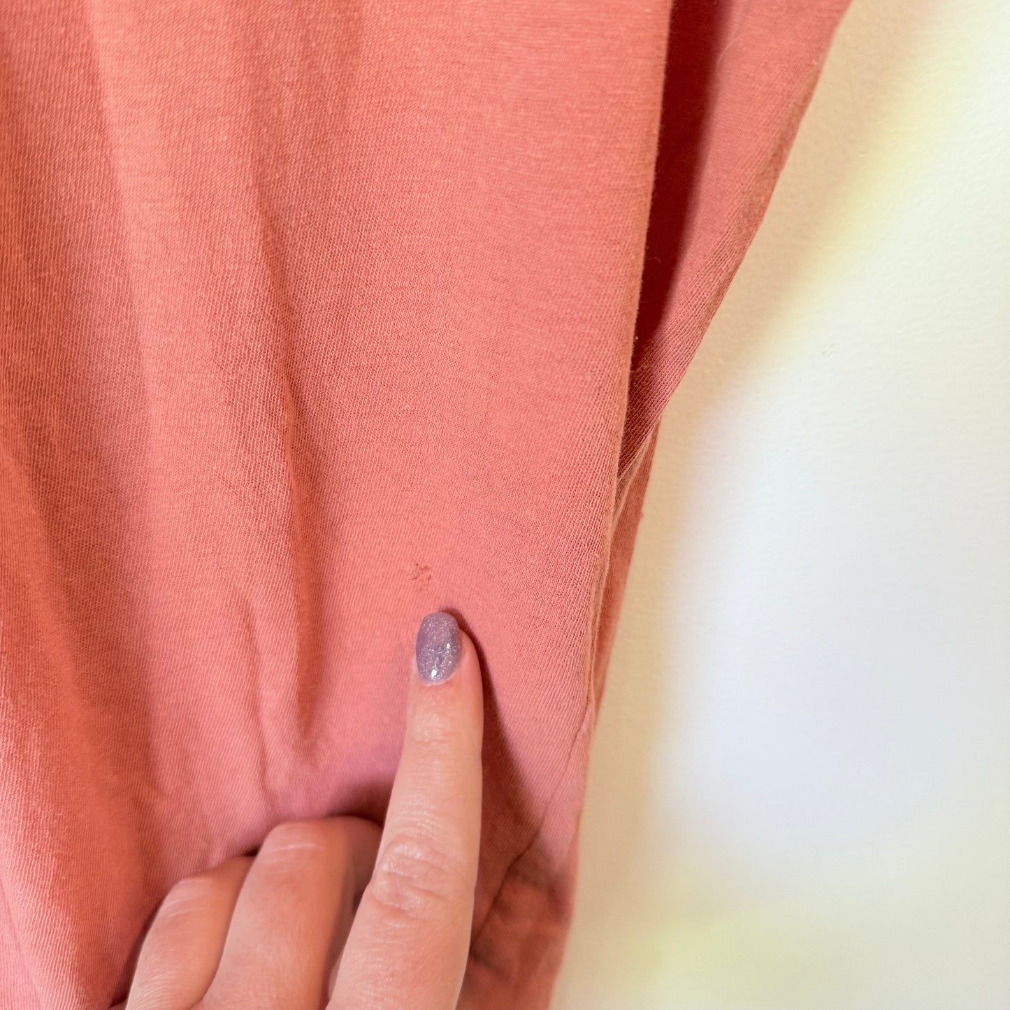 bassike Ribbed Organic Cotton Tank Dress Coral Size S