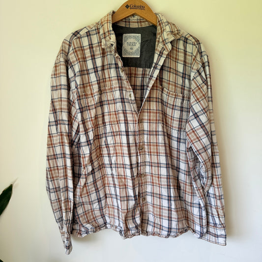 Kauri Trail Size 2XL Long-Sleeve Plaid Flannel Shirt