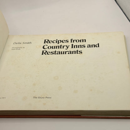 Recipes from Country Inns and Restaurants by Delia Smith