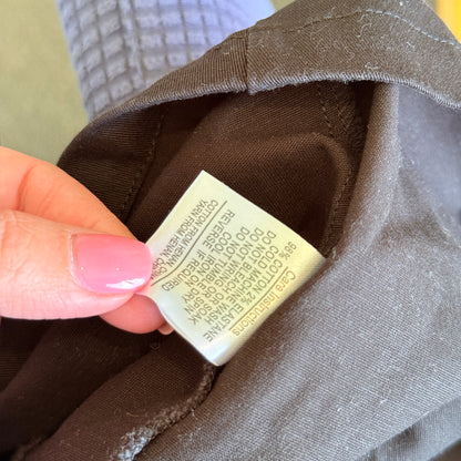 Dangerfield Size 8 Black Dungaree Skirt