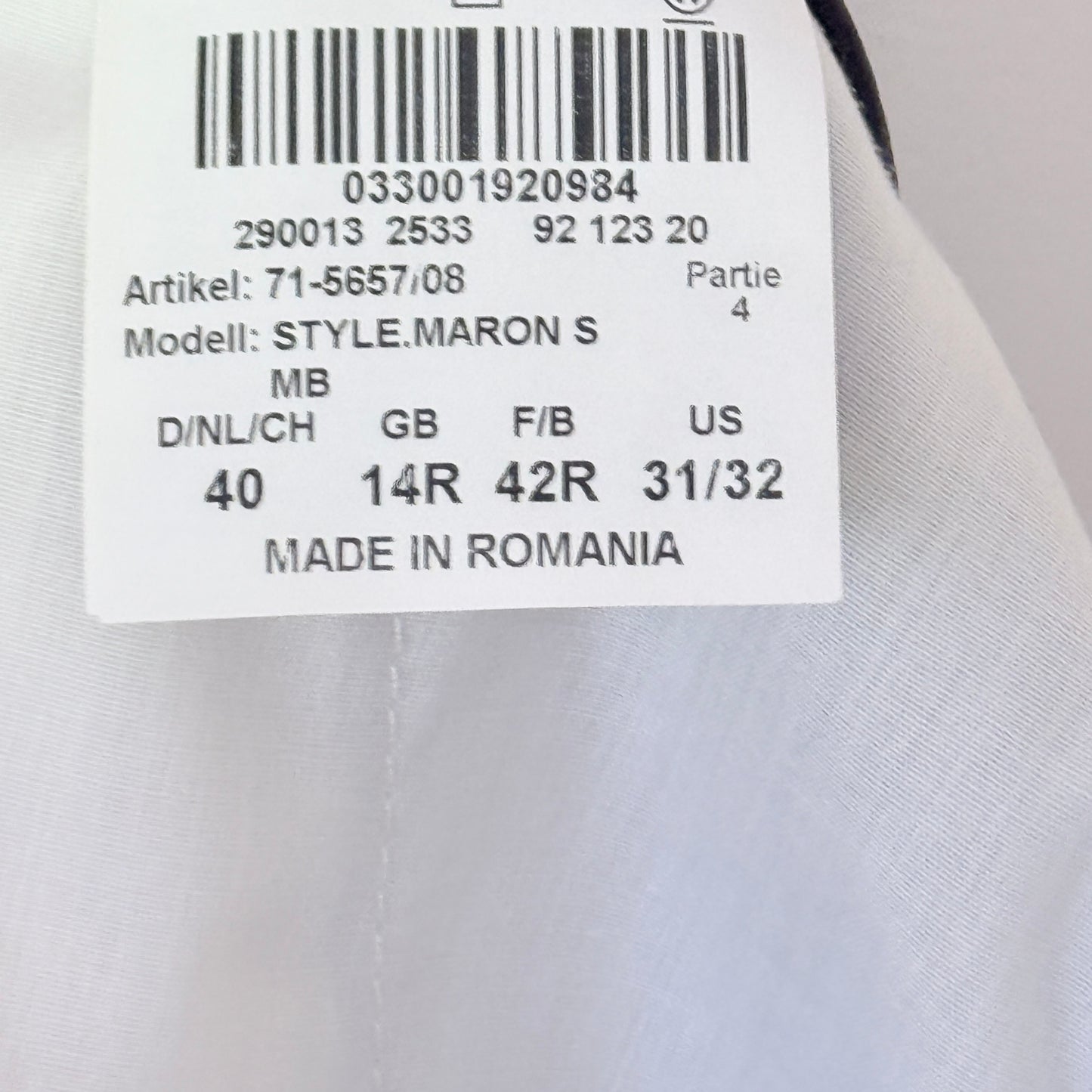 Brax Size 35/36 Men's Grey Trousers