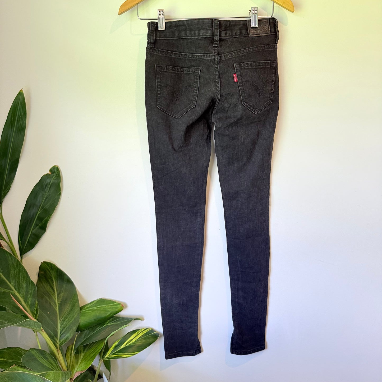 Levis 831 Extreme Skinny Jeans Black Size 7