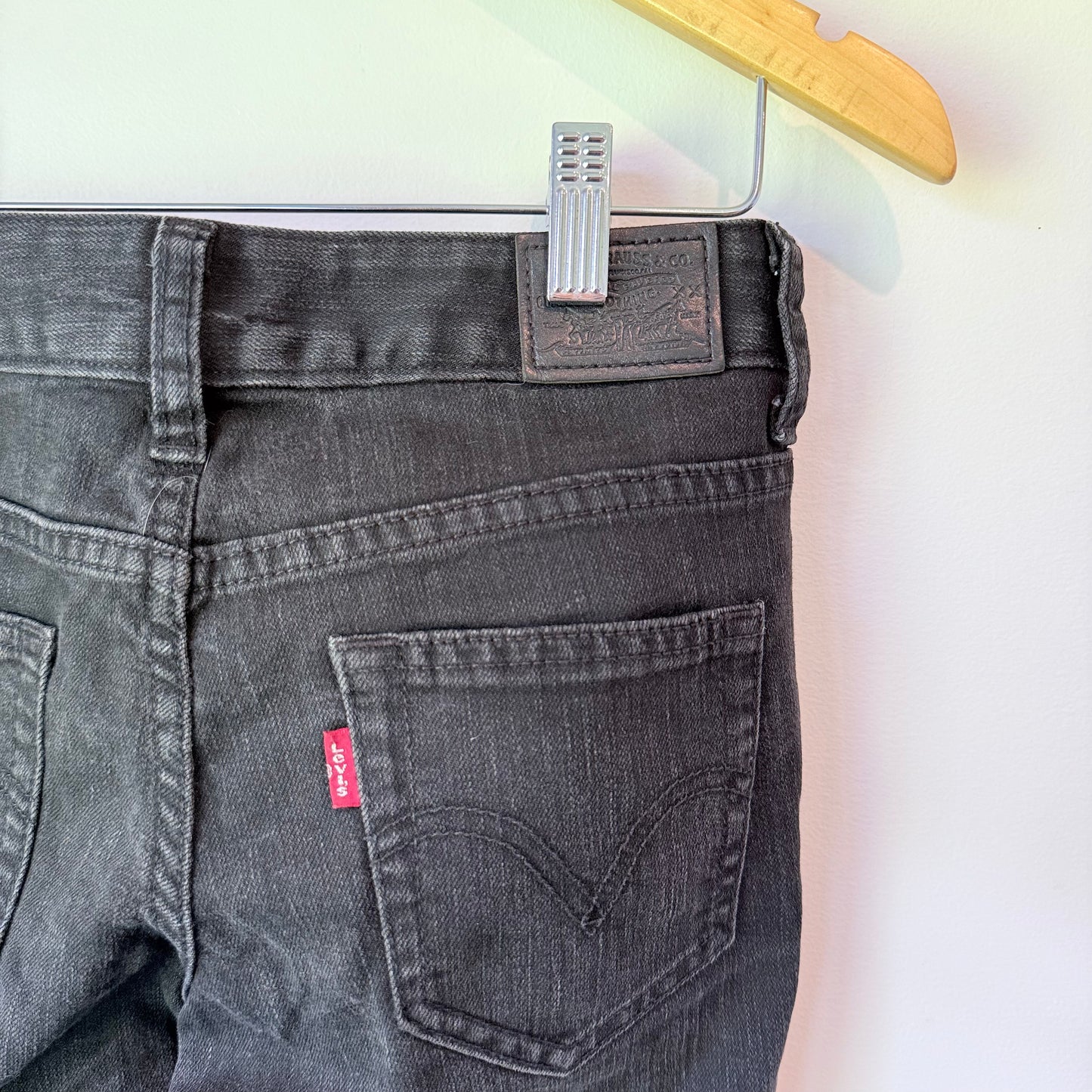 Levis 831 Extreme Skinny Jeans Black Size 7