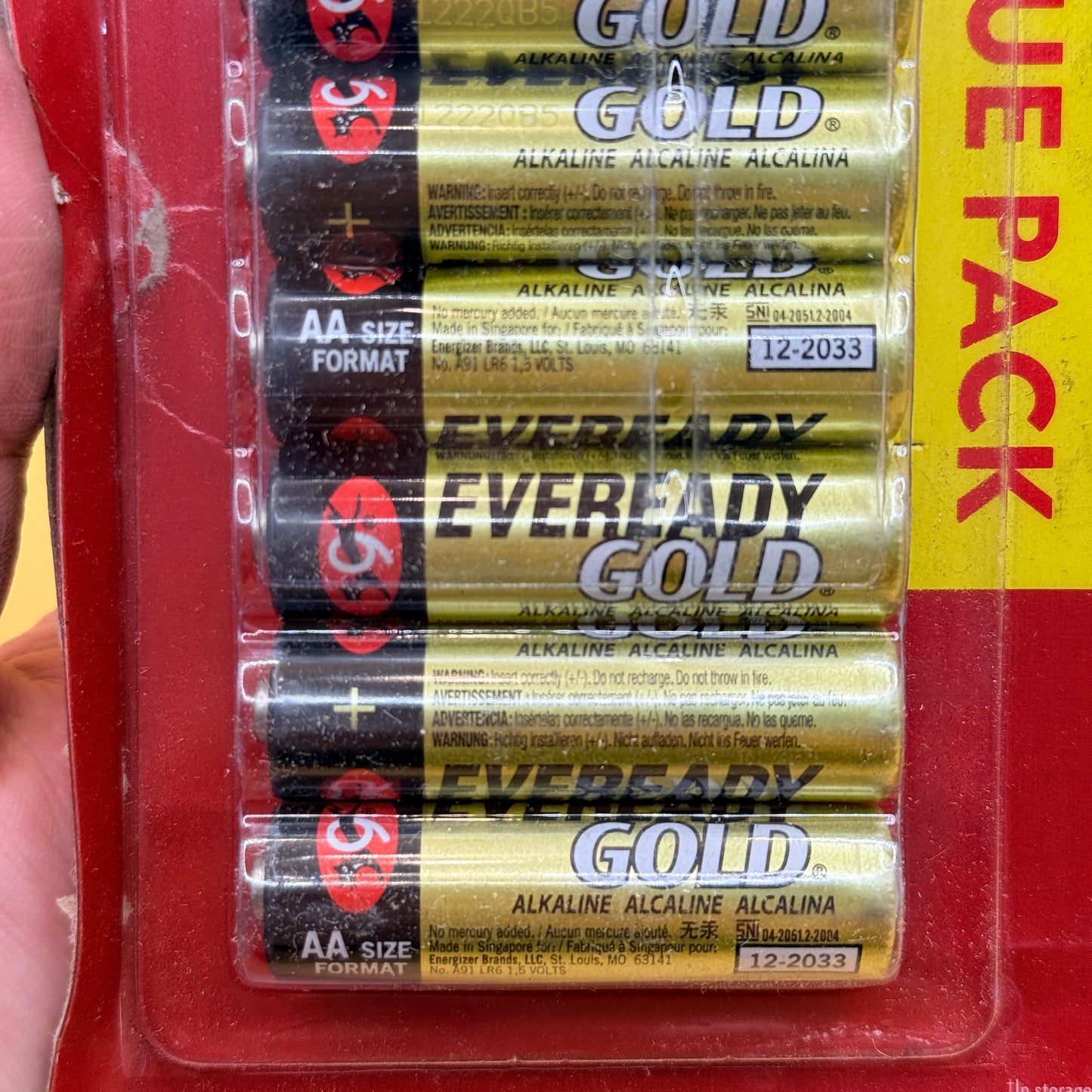 Eveready Gold AA Alkaline Batteries (10 Pack)