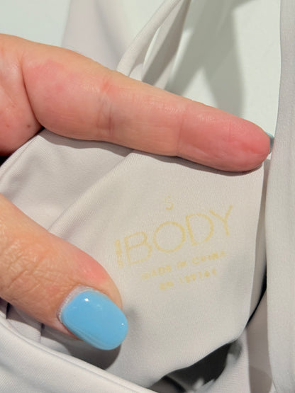 Body Size S Cream Sports Crop