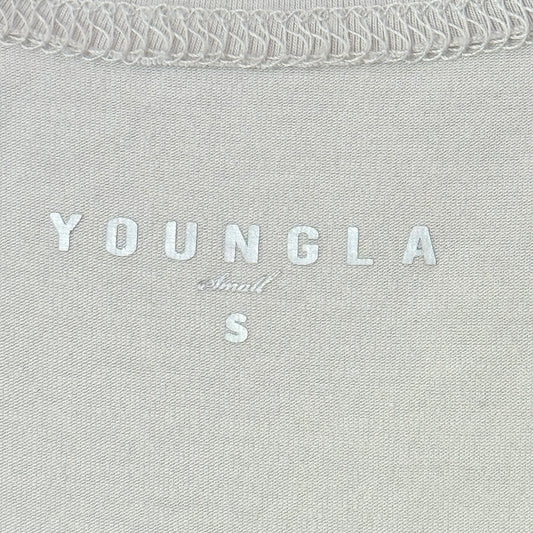 Youngla Size S Beige Racerback Tank Top