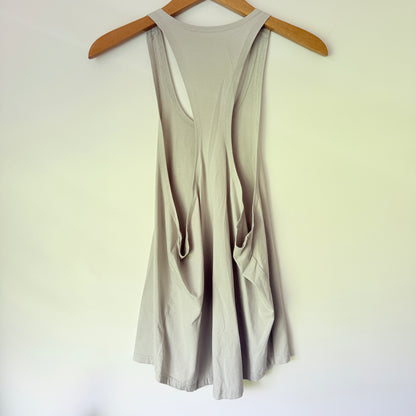 Youngla Size S Beige Racerback Tank Top