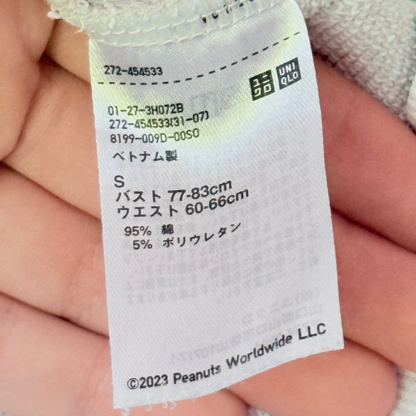 Uniqlo Size S Peanuts Light Grey Sweatshirt