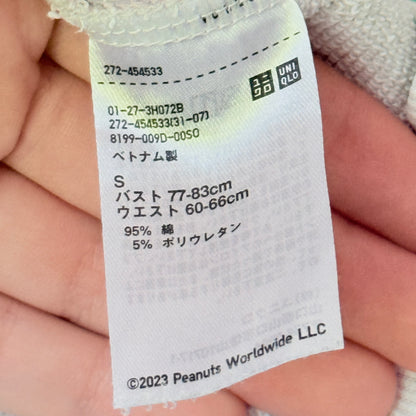 Uniqlo Size S Peanuts Light Grey Sweatshirt