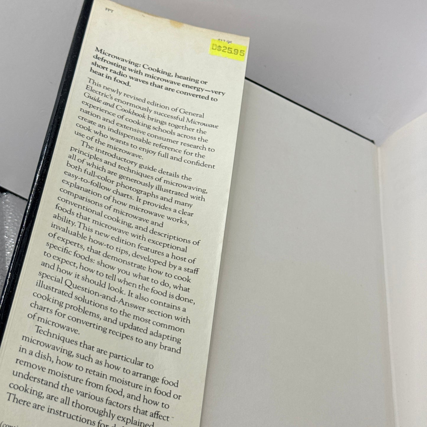 The New & Revised General Electric Microwave Guide & Cookbook (1970’s)
