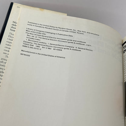 The New & Revised General Electric Microwave Guide & Cookbook (1970’s)