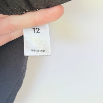 Batgirl Size 12 Black Short-Sleeved T-Shirt