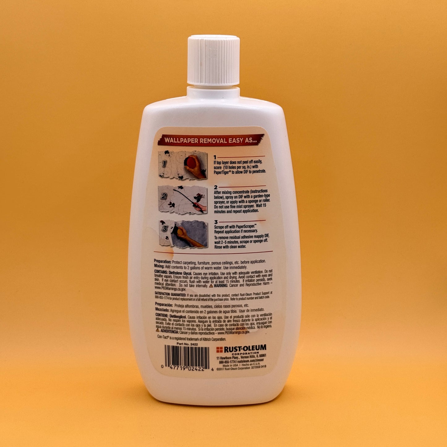 Zinsser DIF Wallpaper Stripper Original Concentrate 650ml