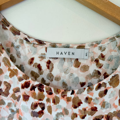Haven Size M/L Rayon Tank Top in Savanna Print