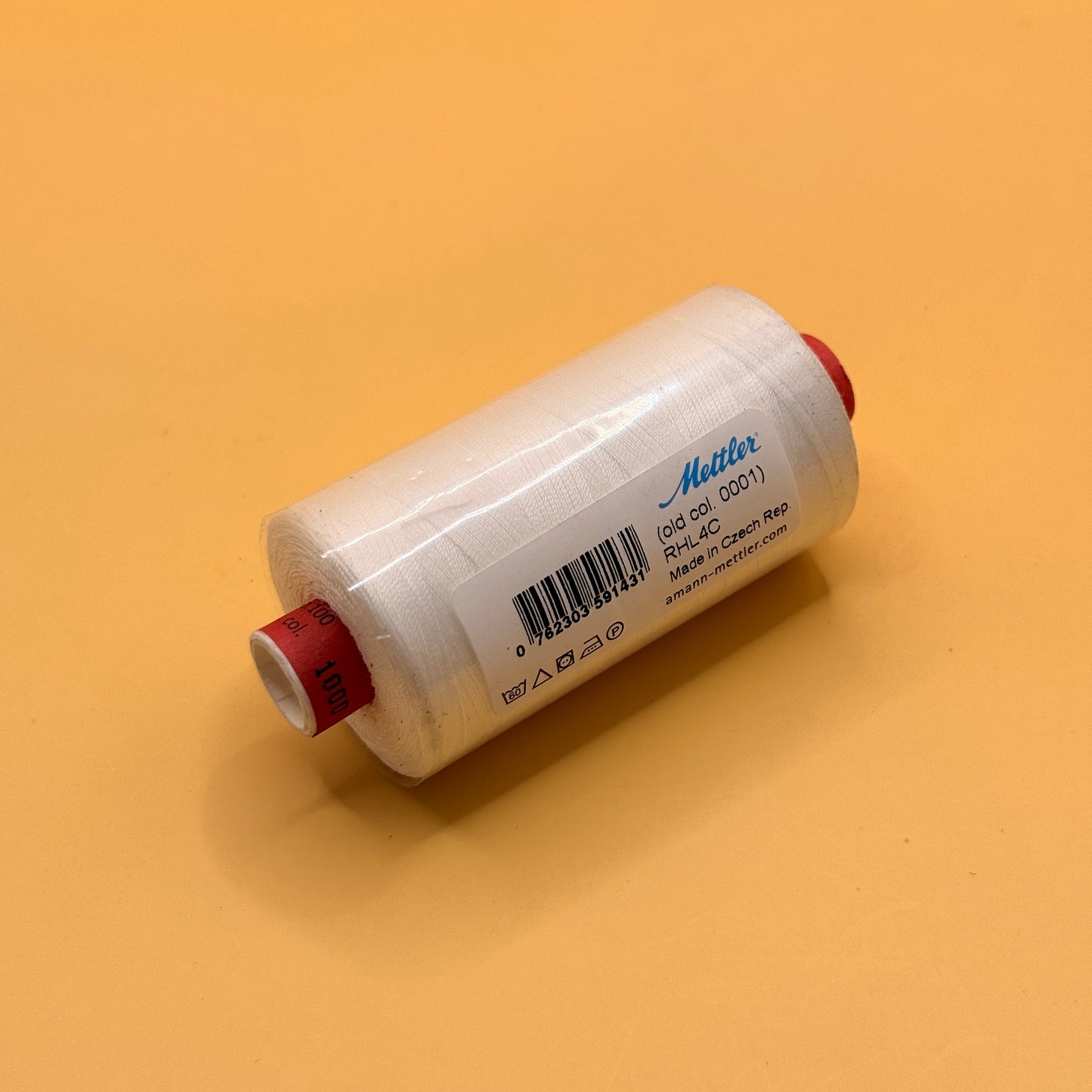 Mettler 1000m White Polyester Sewing Thread