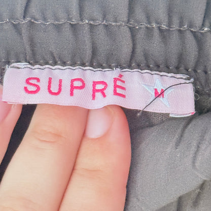 Supre Size M Black Sheer Chiffon Elastic Waist Mini Skirt