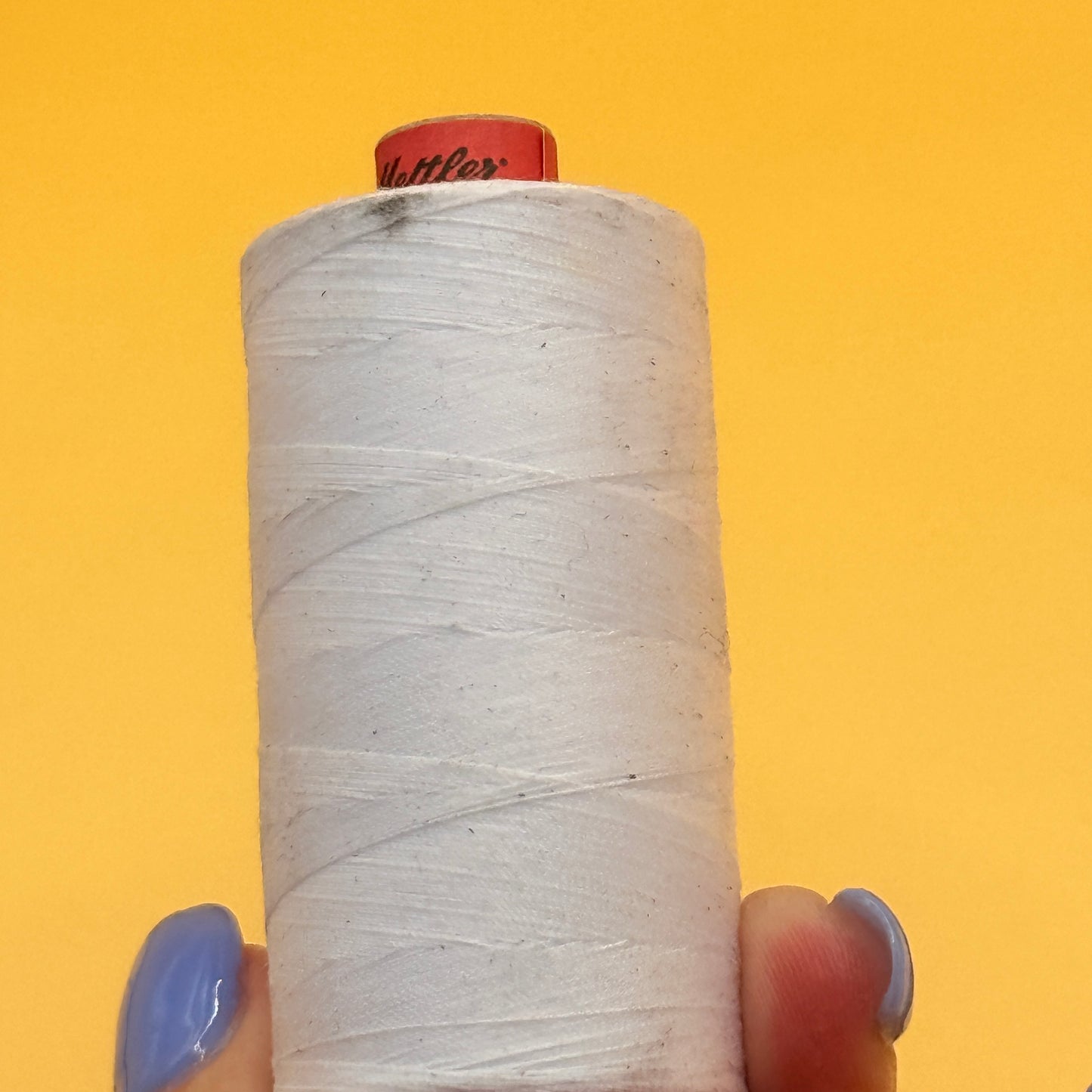 Mettler 1000m White Polyester Sewing Thread