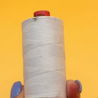Mettler 1000m White Polyester Sewing Thread