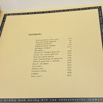 Allegro AL Dente: Pasta & Opera Cookbook (1st edition) by Jill Dupleix and Terry