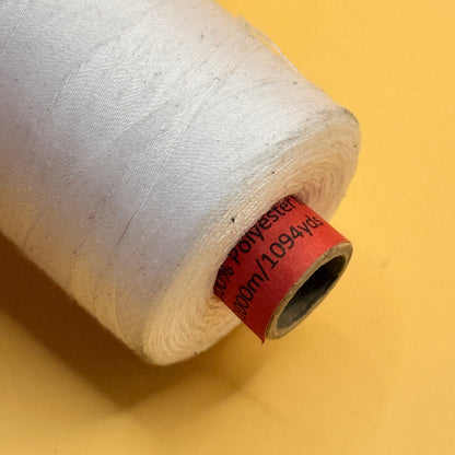Mettler 1000m White Polyester Sewing Thread