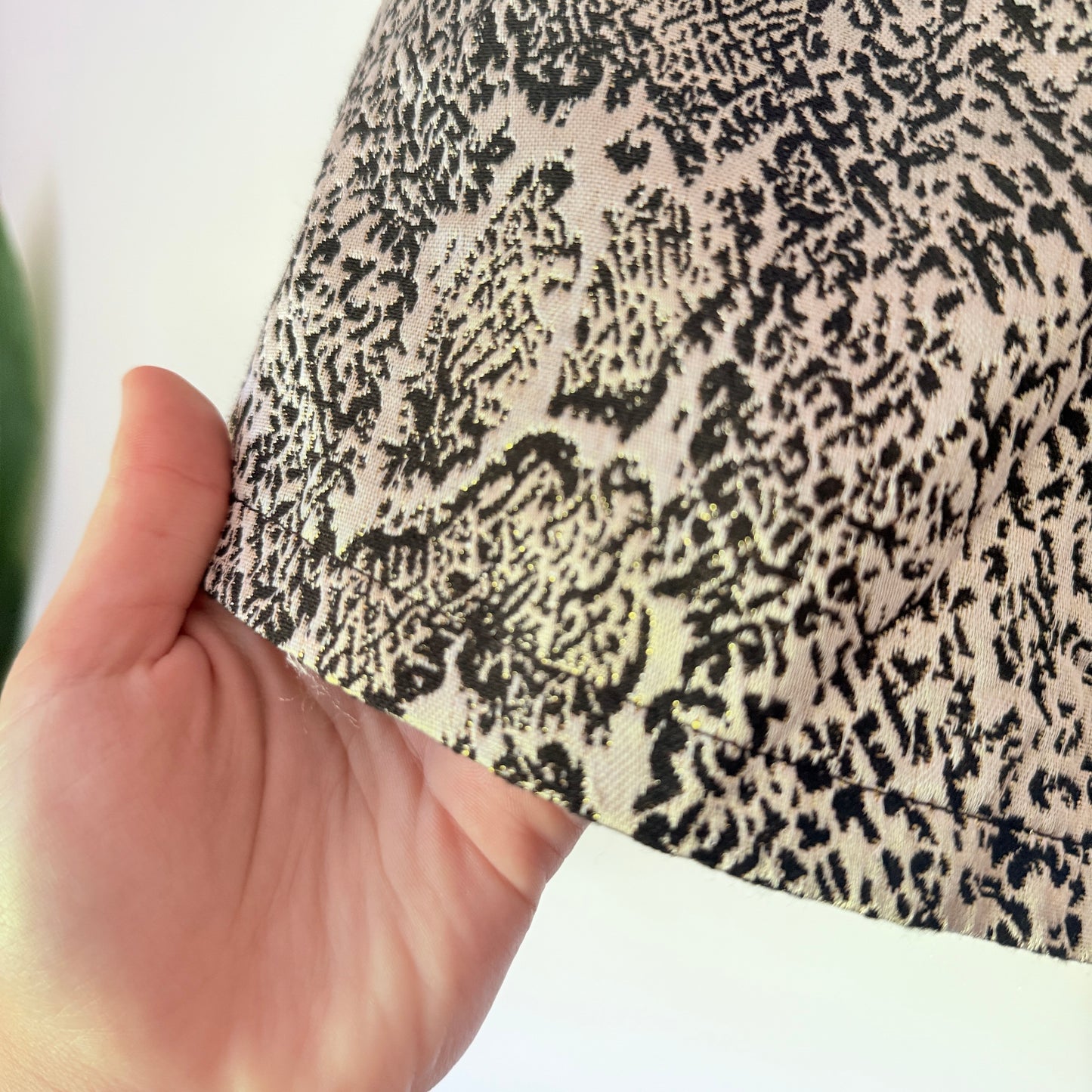 Chic A Booti Size 10 Black and White Snake Print Mini Skirt