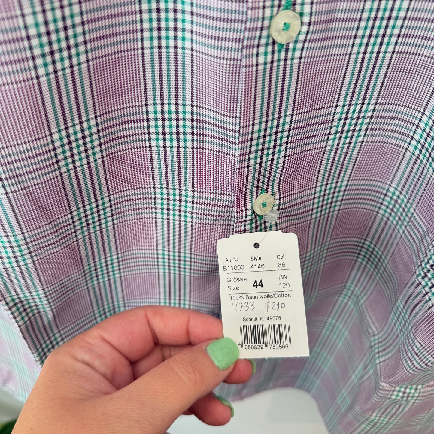 Pure M.T.Co Cotton Short-Sleeve Shirt – Size 44