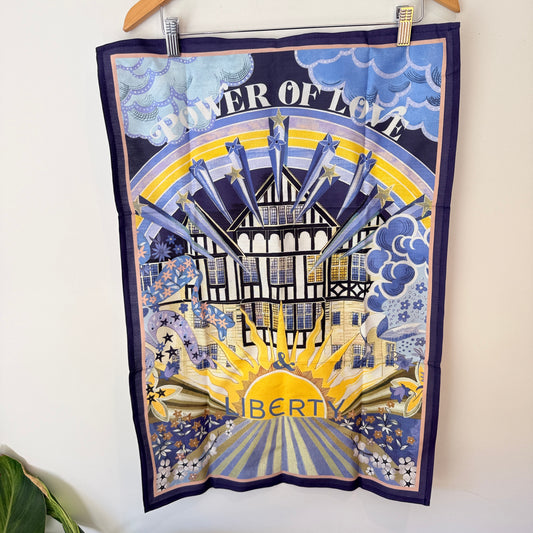 Liberty London Power of Love Cotton Tea Towel