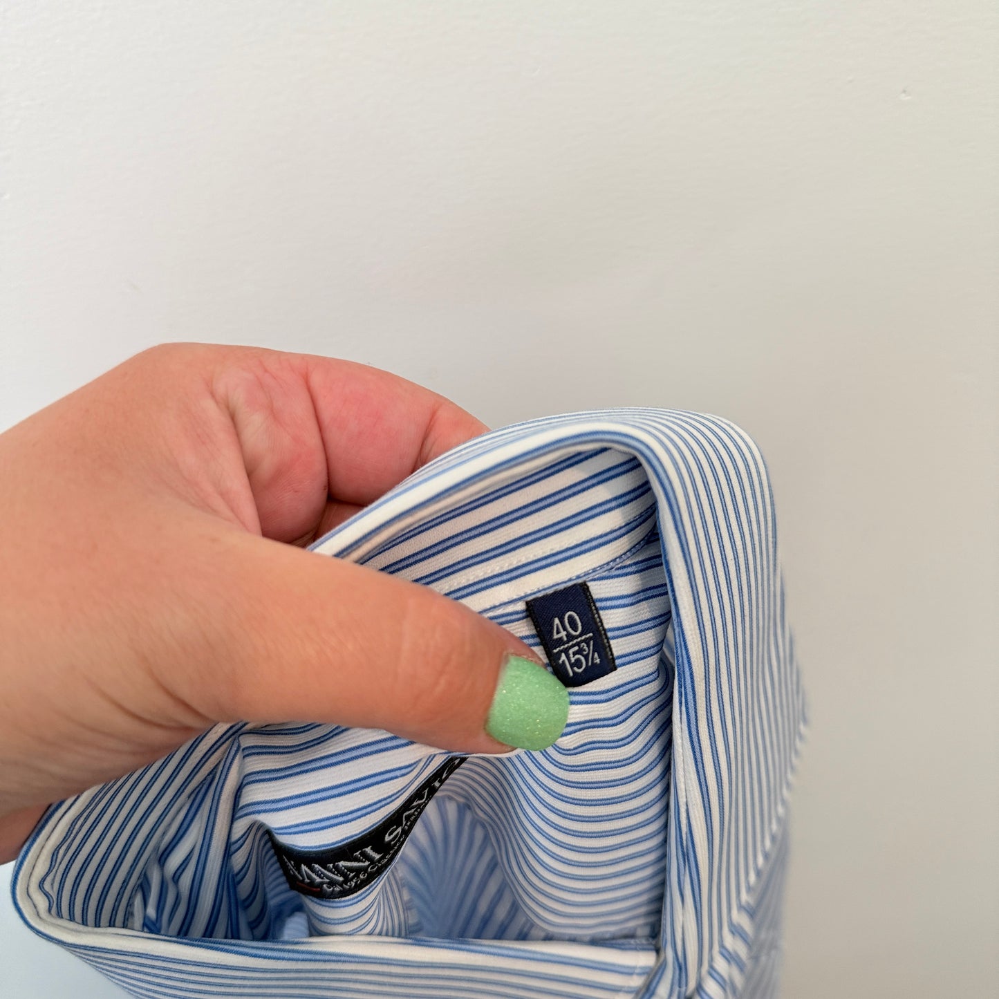 Nanni Savio Short-Sleeve Cotton Shirt – Size 40