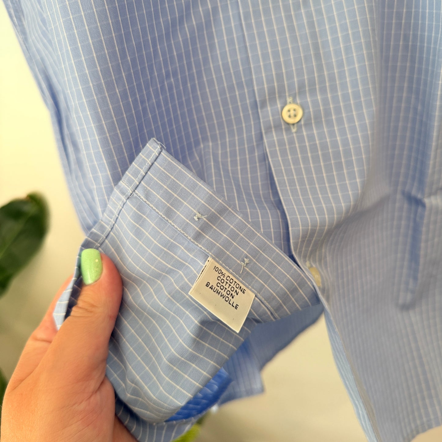 Via Verona Short-Sleeve Cotton Shirt – Size 40