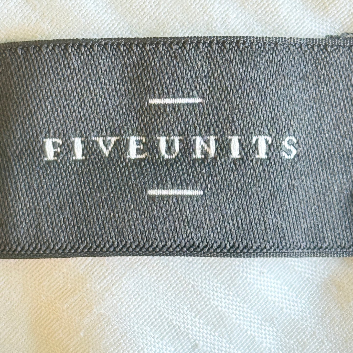 Five Units Size 26 Black Slim-Fit Trousers