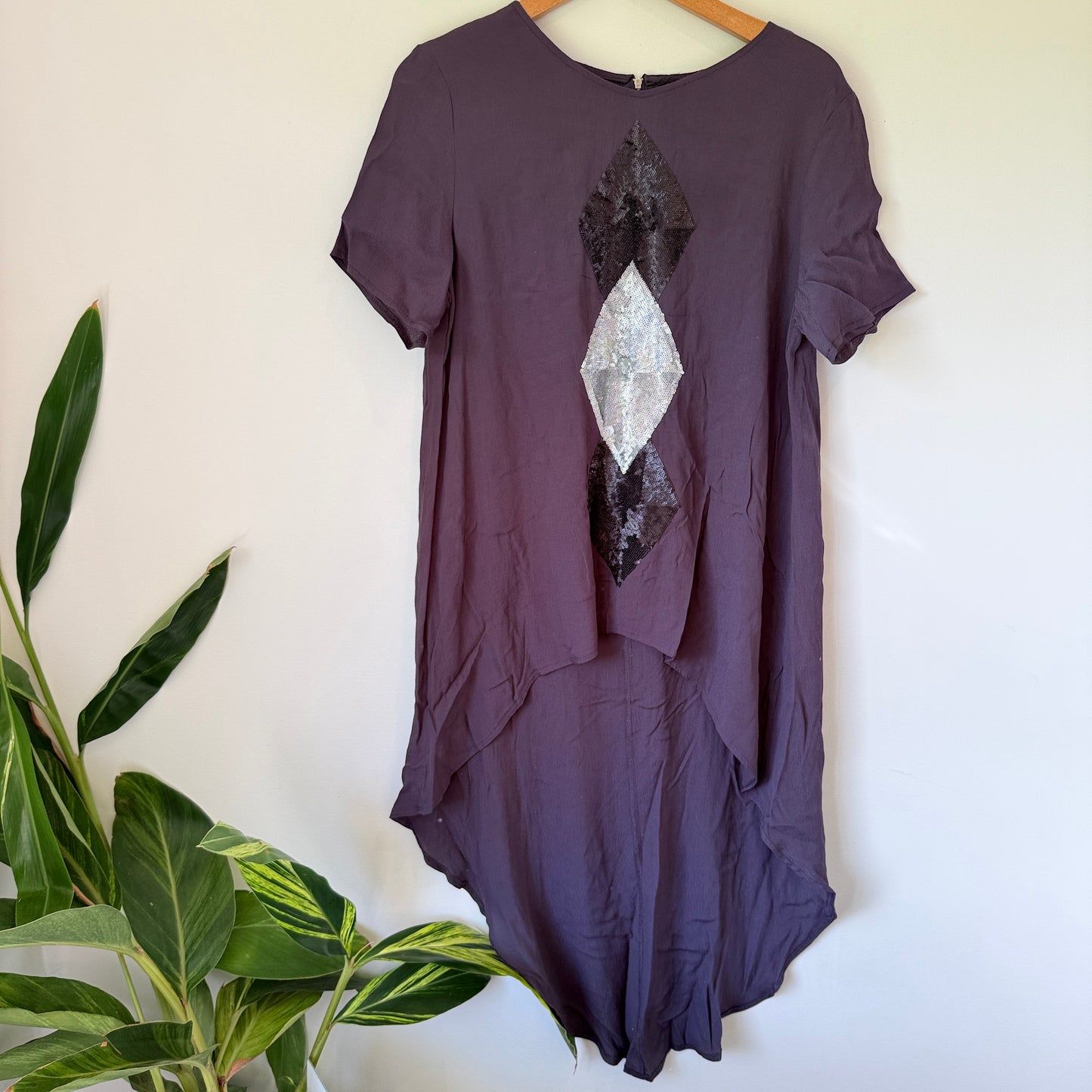 Caroline Morgan Size 8 High Low Cotton Tunic