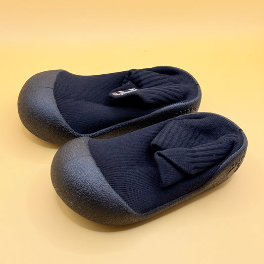 Sole Sox Winter Water Resistant Barefoot Baby Shoes Black XL 14.5cm
