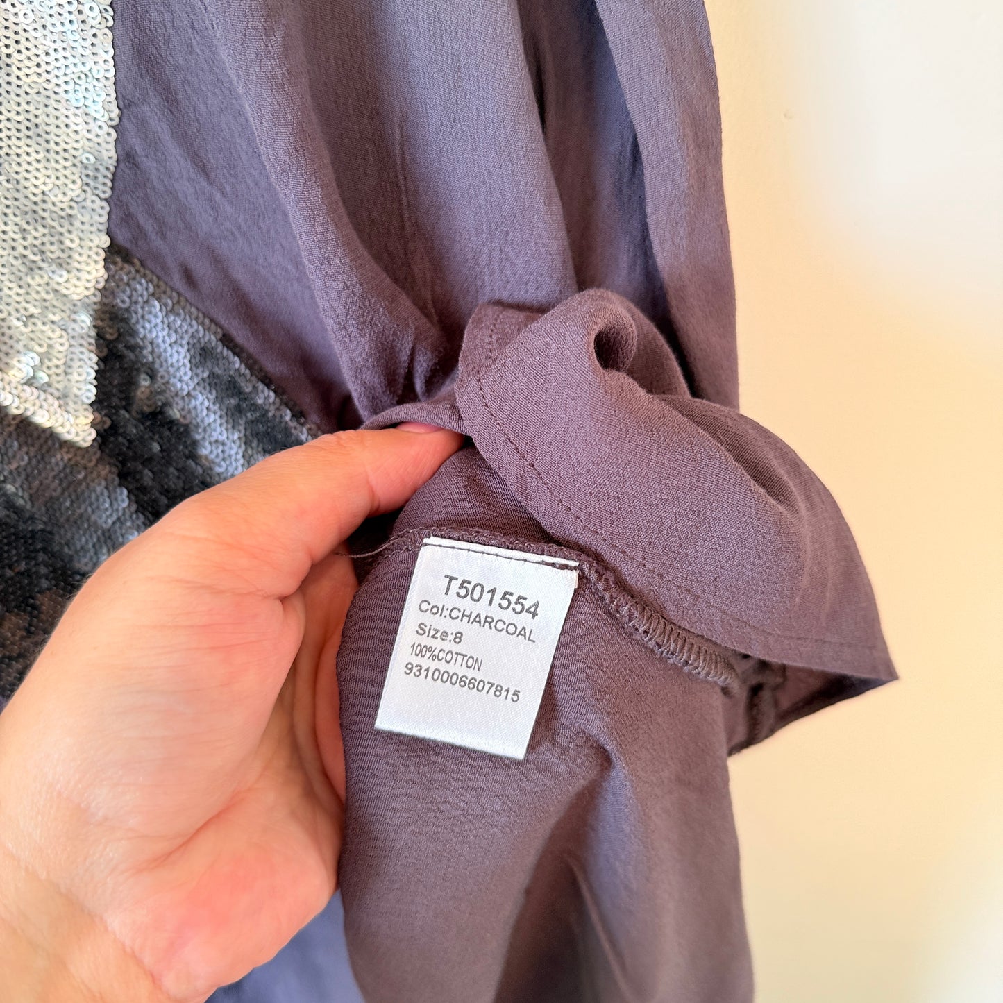 Caroline Morgan Size 8 High Low Cotton Tunic