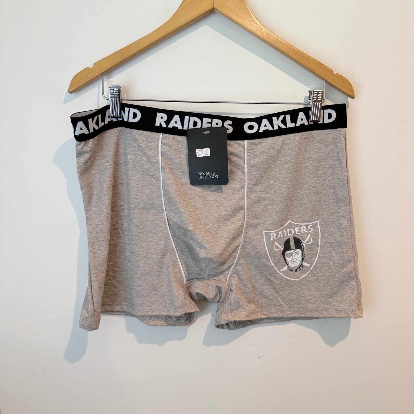 Raiders Boxer Briefs – Size XXXL