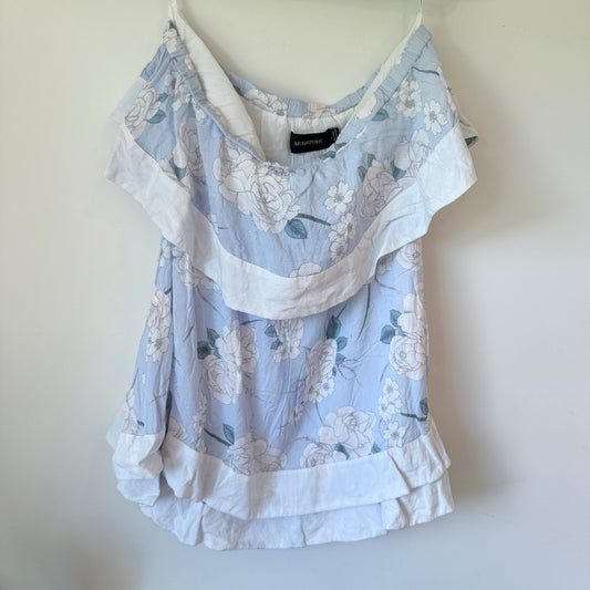 Minkpink Size L Print Off-the-Shoulder Top