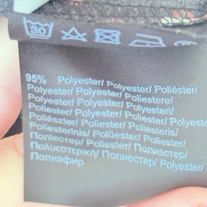 Comma Size 36 Black and White Geometric Pattern Blouse