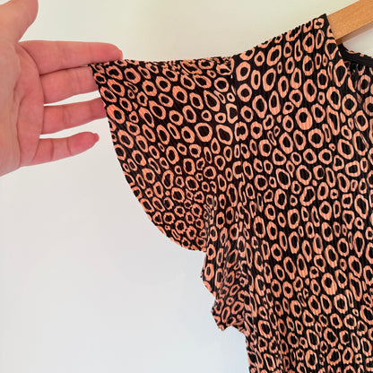 Zara Size M Crinkle Dress