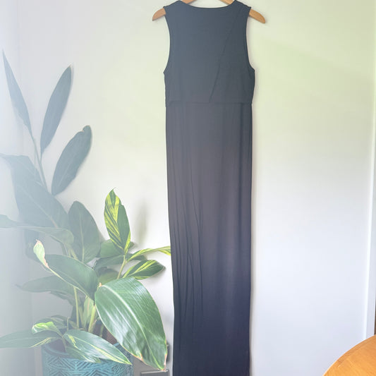 Brand Unknown Size U/Arm 44.5cm Sleeveless Black Dress