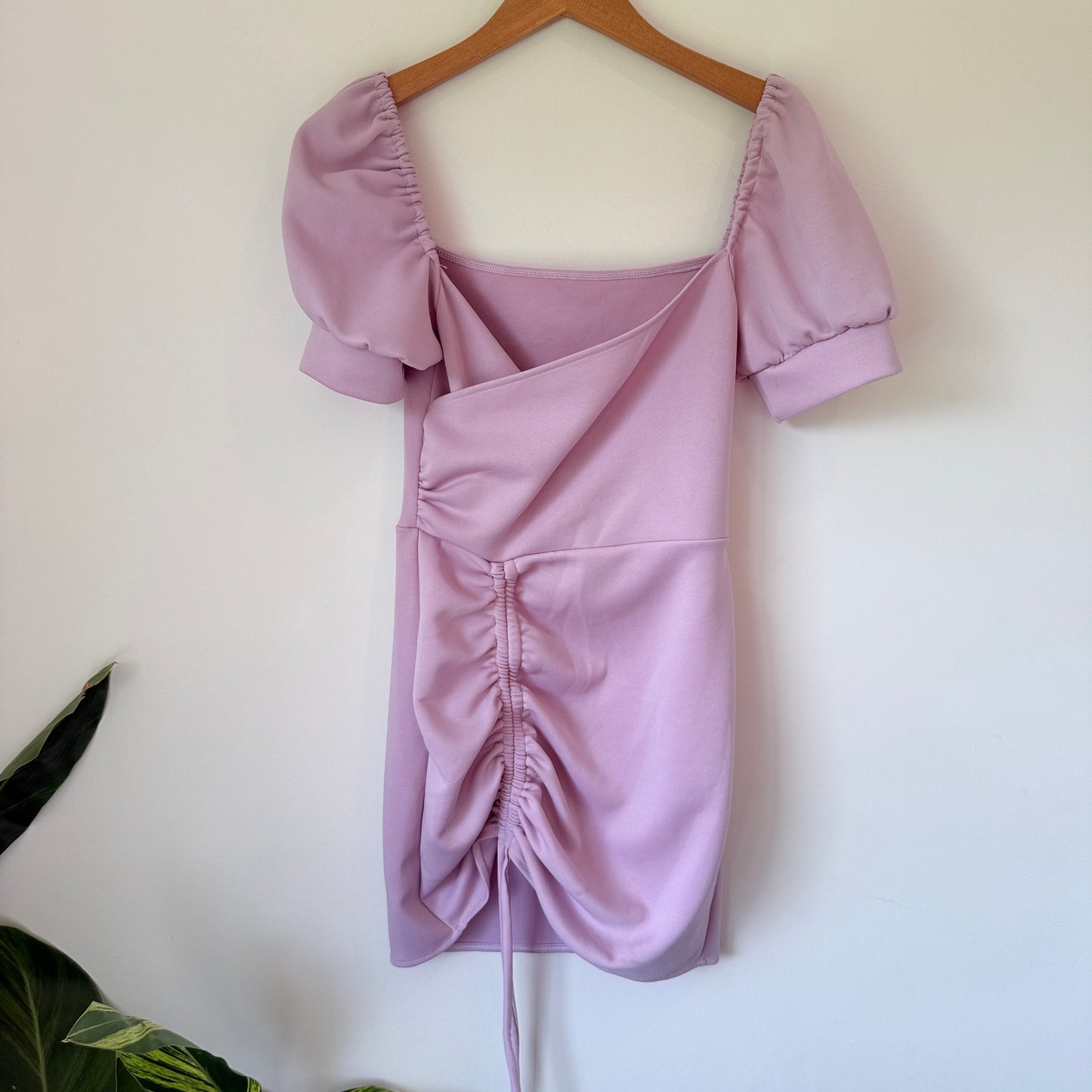 Unknown Brand Size U/Arm to U/Arm 36cm Puff Sleeve Bodycon Dress